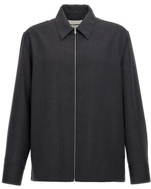 Jil Sander Camicia 'ripstop' - Blu