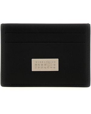 MM6 by Maison Martin Margiela Logo Card Holder - Black