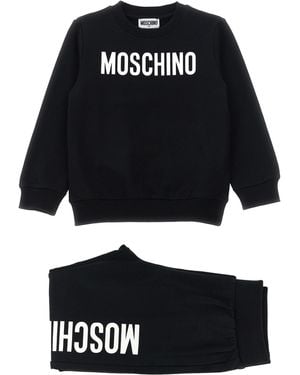 Moschino Sweatshirt + Joggers Set - Black