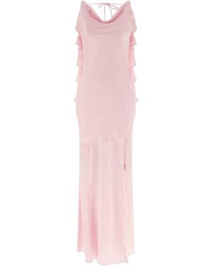 ROTATE BIRGER CHRISTENSEN 'maxi Waterfall' Dress - Pink