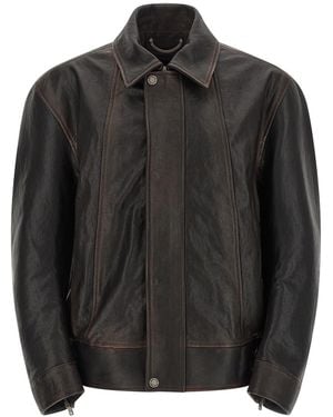 Golden Goose 'prince' Bomber Jacket - Black
