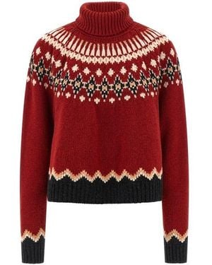 Alanui Dolcevita 'Sweet Winter' - Rosso