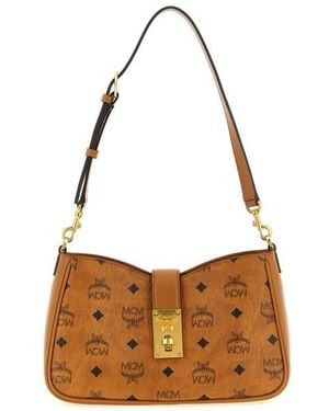 MCM Borsa A Spalla 'Tracy' - Marrone