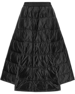 Moncler Gesteppter Rock - Schwarz
