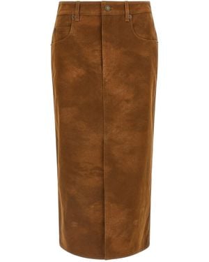 Isabel Marant 'bisane' Skirt - Brown