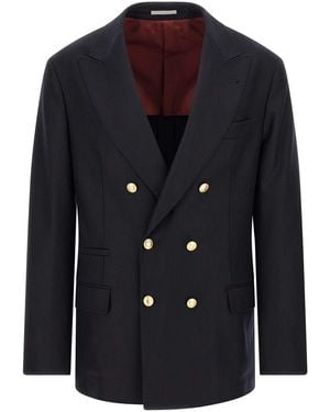 Brunello Cucinelli Double-breasted Blazer - Black