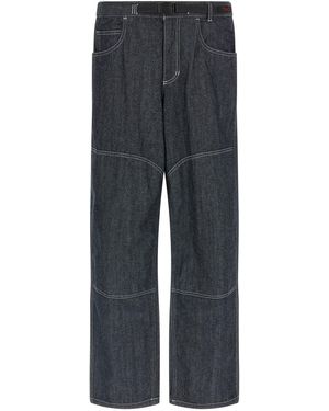 Gramicci 'japanese Chambray Double Knee' Jeans - Grey