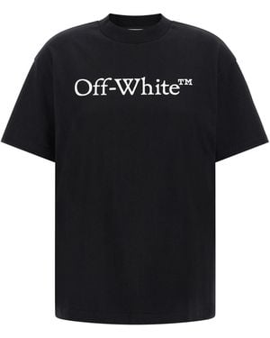 Off-White c/o Virgil Abloh 'big Logo Bookish' T-shirt - Black