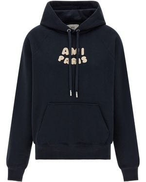 Ami Paris '' Hoodie - Blue