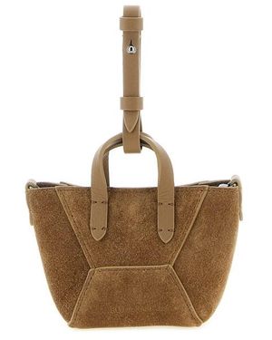Brunello Cucinelli Borsa 'Bc Duo' Micro - Marrone
