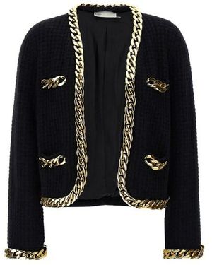 Tory Burch 'kendra Chain' Blazer - Black