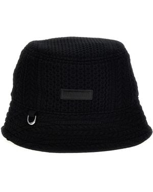 Jacquemus 'le Bob Belo' Bucket Hat - Black