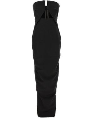 Rick Owens Abito 'Prong Gown' - Nero