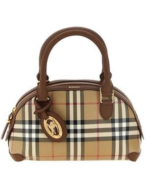 Burberry Borsa A Mano 'Primrose' Mini - Marrone