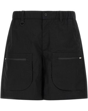 Laminar Cargo Bermuda Shorts - Black