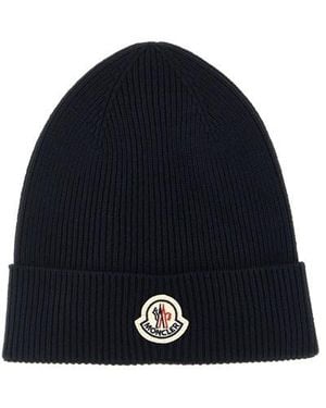 Moncler Berretto Lana - Blu
