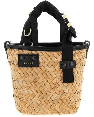 Sacai Micro 'hybrid March' Handbag - Black