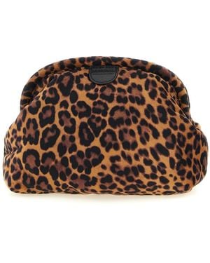 Stella McCartney Clutch Falabella Soft - Brown