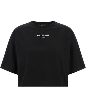 Balmain T-Shirt " Paris" - Schwarz