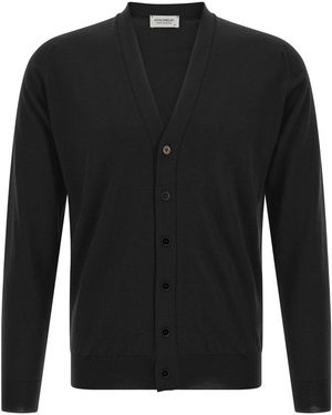 John Smedley Cardigan "Bradrick" - Schwarz