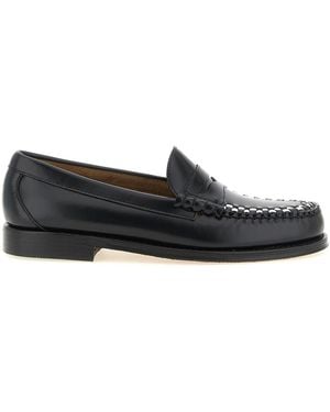 G.H. Bass & Co. G. H. Bass G. H. Bass Loafers With Woven Apron Detail - Black