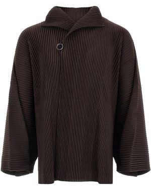 Homme Plissé Issey Miyake 'wear Or Wrap' Jacket - Black