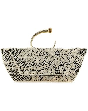 Magda Butrym Crochet Clutch - Metallic