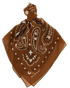 Alanui Bandana Paisley - Marrone