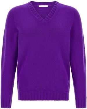 Oliver Lattughi Cashmere Jumper - Purple