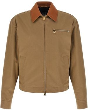 Versace Jacket 'Canvas' - Brown