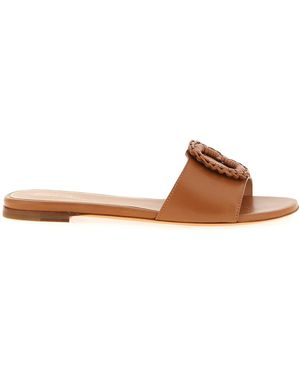 Santoni 'corolle' Sandals - Brown