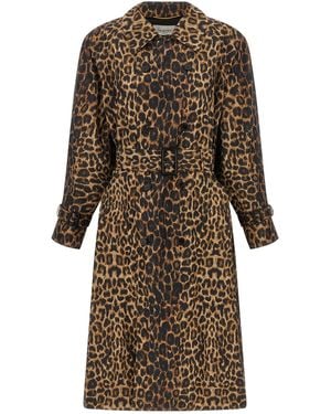 Saint Laurent Trenchcoat Mit Doppelknopfleiste - Mehrfarbig
