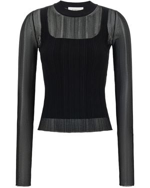 Sportmax Viscose Cardigan - Black