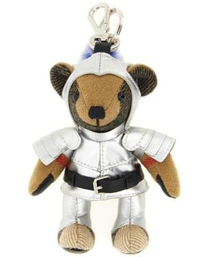 Burberry Portachiavi 'Thomas Bear Knight' - Metallizzato