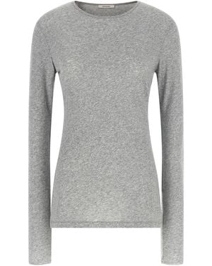 Entire studios Long-Sleeve Jersey Top - Grey