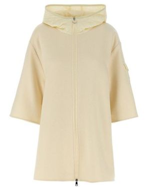 Moncler Cappa Bimateriale - Neutro