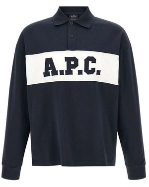 A.P.C. Polo 'Alexis' - Blu