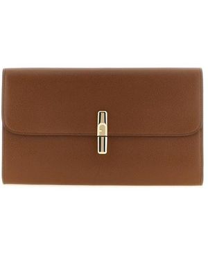 Furla Clutch Iride' - Marrone