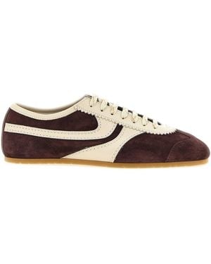 Dries Van Noten Sneakers Aus Wildleder - Mehrfarbig