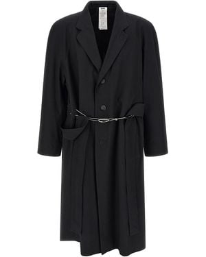 Magliano 'raglan Chic Realease' Trench Coat - Black