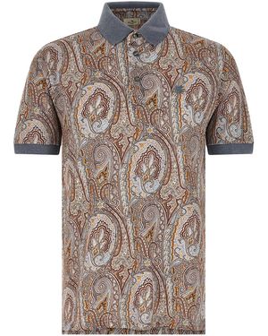 Etro 'arnica Paisley' Polo Shirt - Multicolour