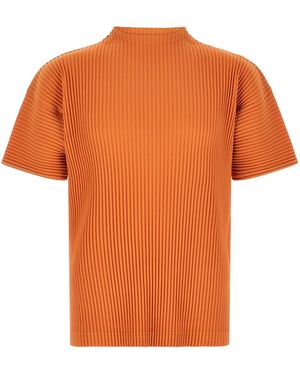 Homme Plissé Issey Miyake 'monthly Colors: March' Top - Orange