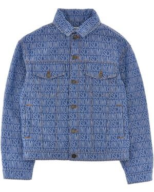 Moschino 'logo' Denim Jacket - Blue