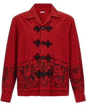 Bode Foulard Shirt - Red