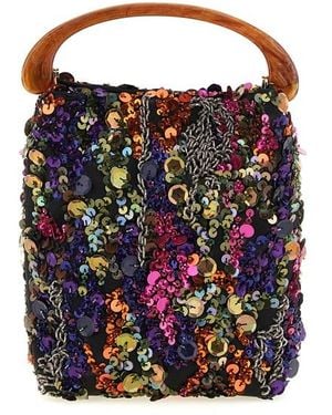 Dries Van Noten Borsa Micro 'Crisp' - Blu