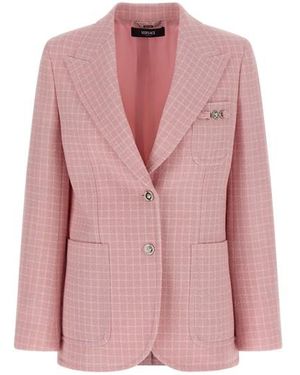Versace Blazer Check - Rosa