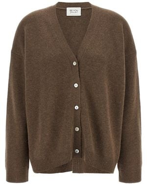 Be You Cashmere Cardigan - Brown