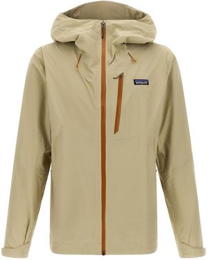 Patagonia 'granite Crest' Waterproof Jacket - Natural