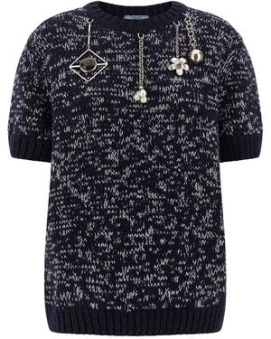 Prada Pullover 'Girocollo Mc' - Schwarz