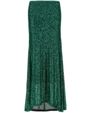 Le twins 'maria Cristina' Maxi Skirt - Green